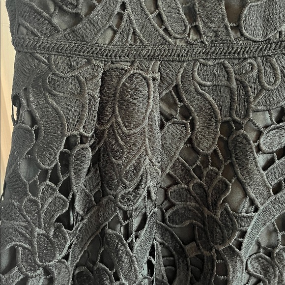 Molly Bracken Black Sleeveless Lace Dress Size Small - Picture 3 of 11